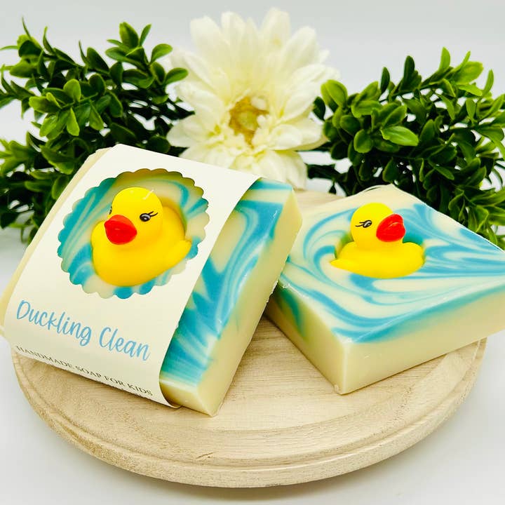 SARATOGA NATURAL BODY CARE LLC - Wholesale Bar Soap - Duckling Clean Handmade Soap Bar for Kids NATURAL VEGAN