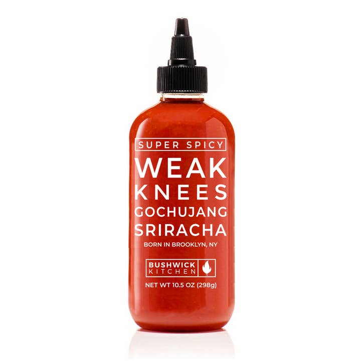 Bushwick Kitchen - Wholesale Hot Sauce - Super Spicy Weak Knees Gochujang Sriracha (Award Winning)