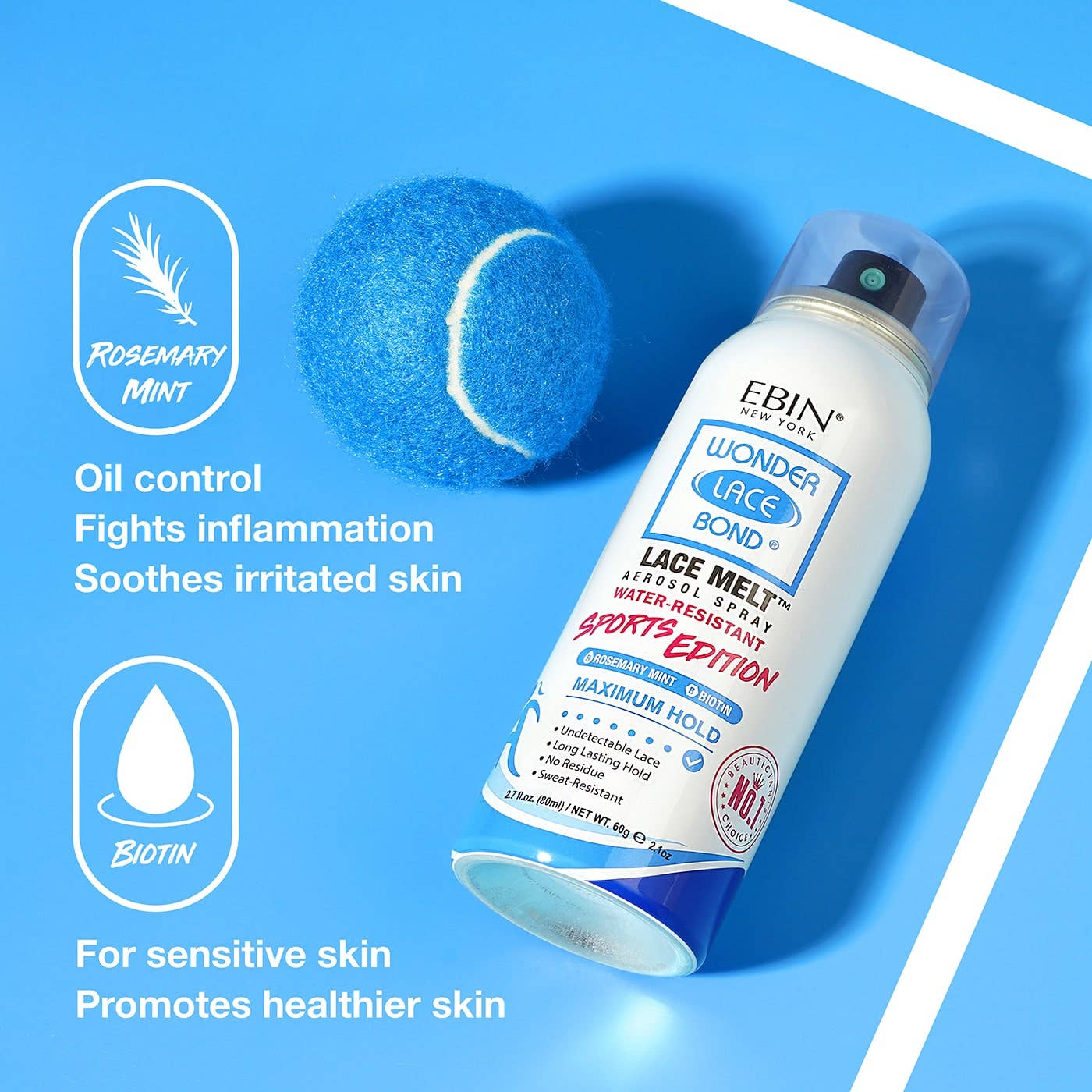 EBIN NEW YORK - Wholesale Hair Spray - Wonder Lace Bond Lace Melt Aerosol Spray Sports Edition2