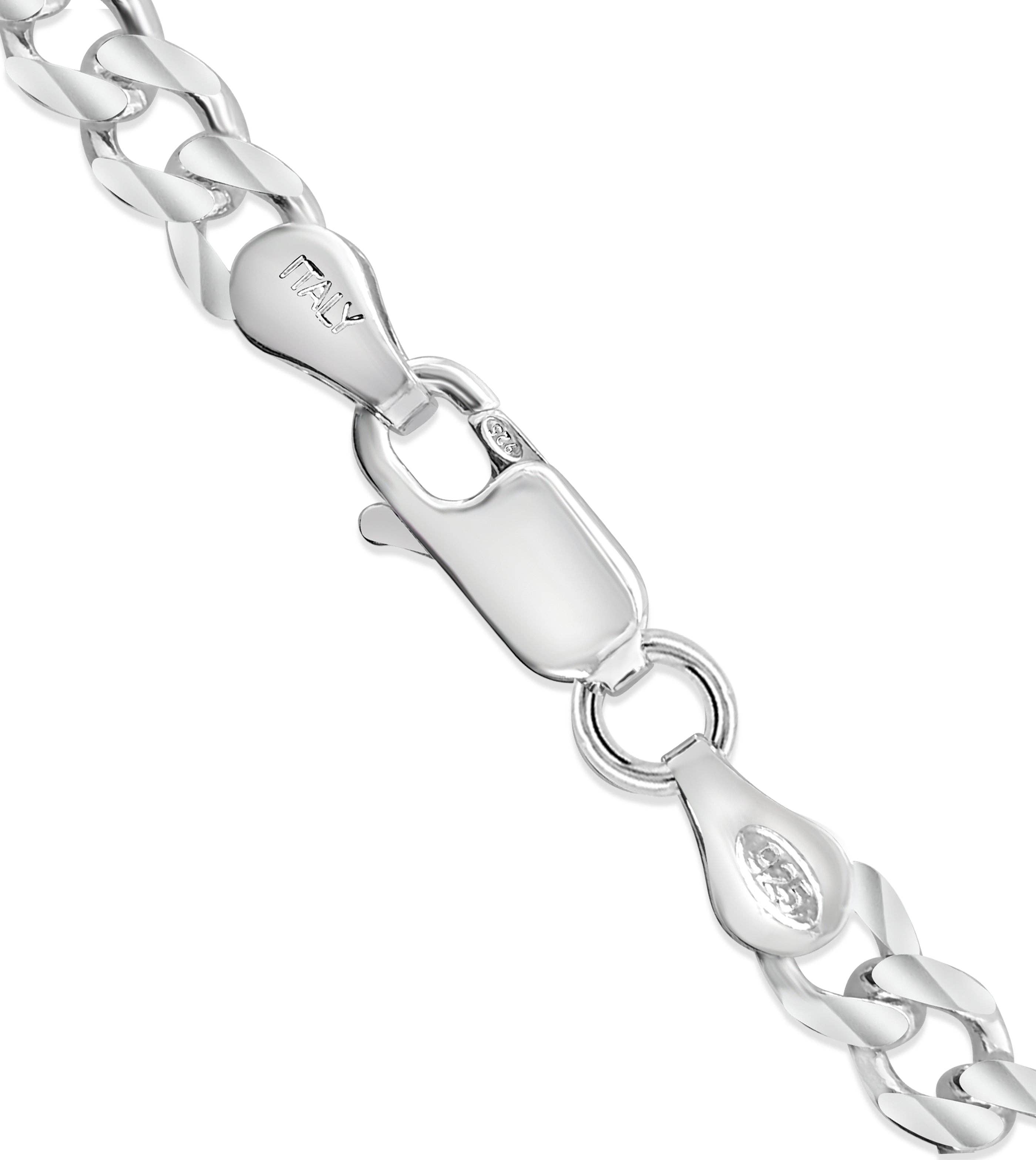 Olive & Chain - Wholesale Link & Chain Necklace - Silver Curb Link Chain Necklace9