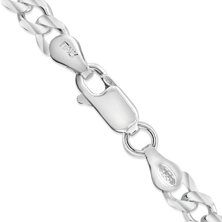 Olive & Chain - Wholesale Link & Chain Necklace - Silver Curb Link Chain Necklace9