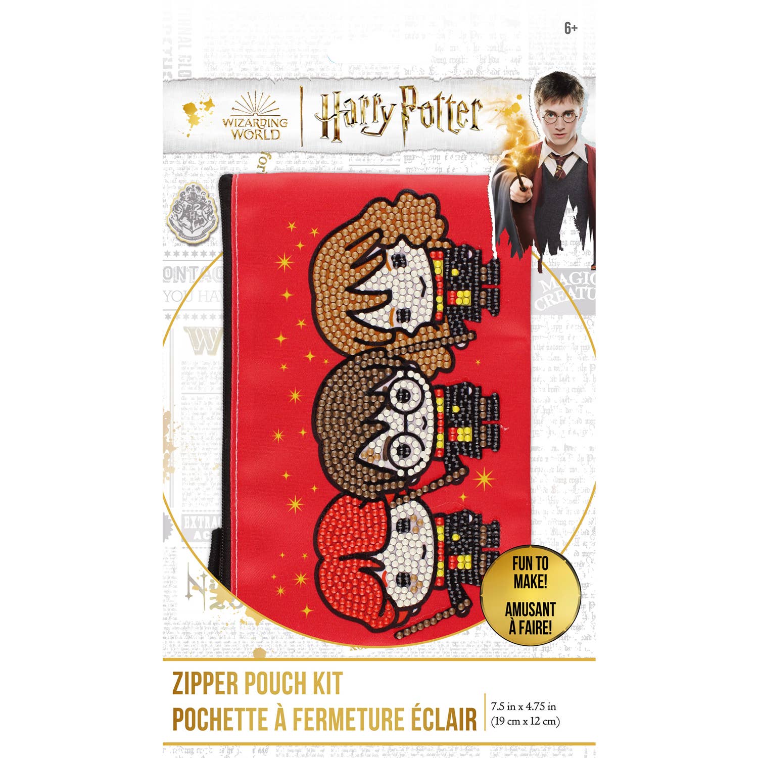 01 Multi Trousse de pochette zippée HP Pal de Wizarding World en vente sur Faire1