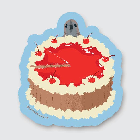 Let Me Eat Cake vinyl klistermärke för wholesale av UMAMIPLANT
