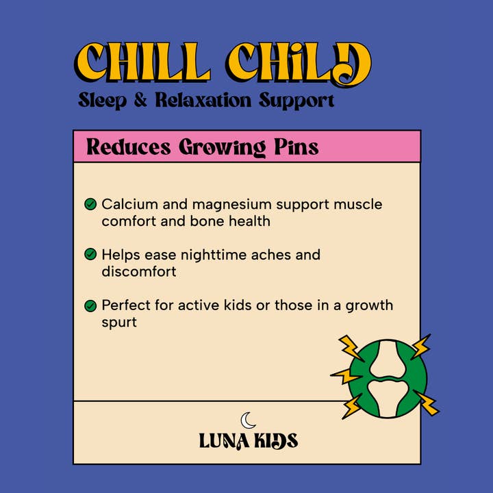 SubLuna - Wholesale Oral Supplement/Vitamin - Chill Child: Calm & Sleep Gummy5