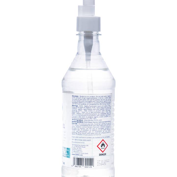 Sanitix Care – wholesale Hand sanitiser – Hand Sanitizer Gel 500 ml / 16.9 US fl oz1