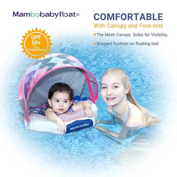 PPR - Wholesale Beach/Pool Toy - Kids & Baby - Mambobaby Float - Innovative Explorer - Seashell Pink2