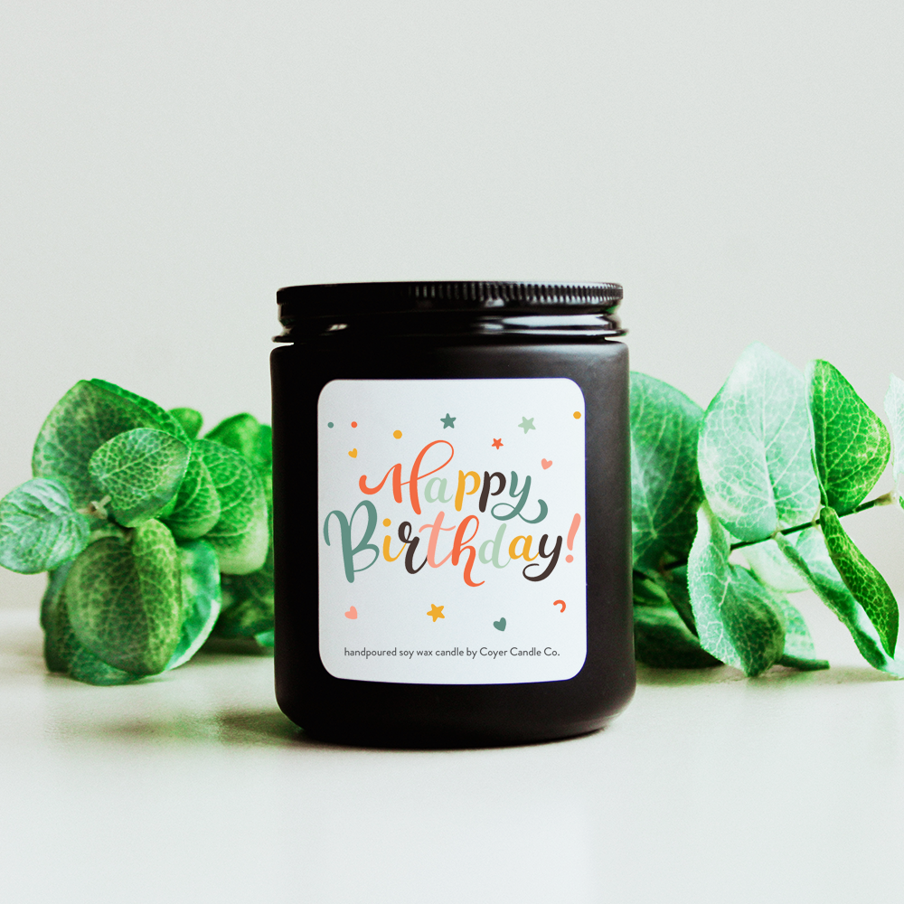 Coyer Candle Co. - Wholesale Jar/Filled Candle - Happy Birthday | 9 oz Candles5
