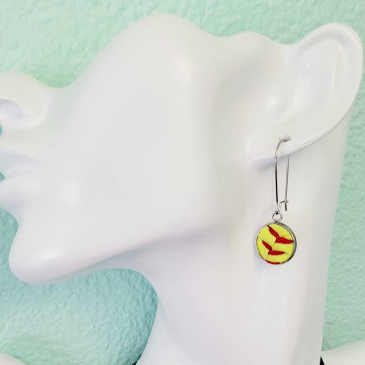 Home Run Accessories – Großhandel Ohrhänger – Echte Baseball- und Softball-Ohrringe, Drahtohrring mit Nierenohrring7