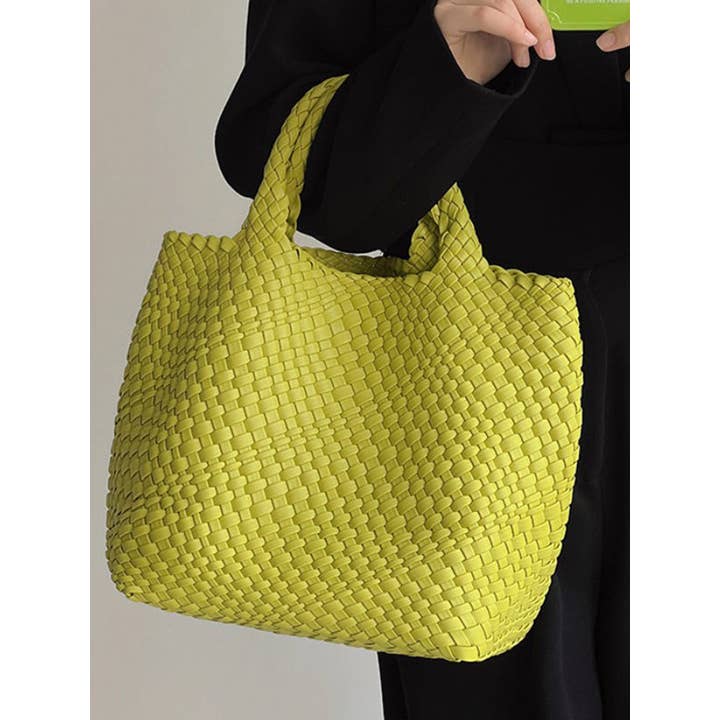 FurDecoration - Wholesale Tote Bag - Women's - Woven Tote Bags Handbags in Solid Colors