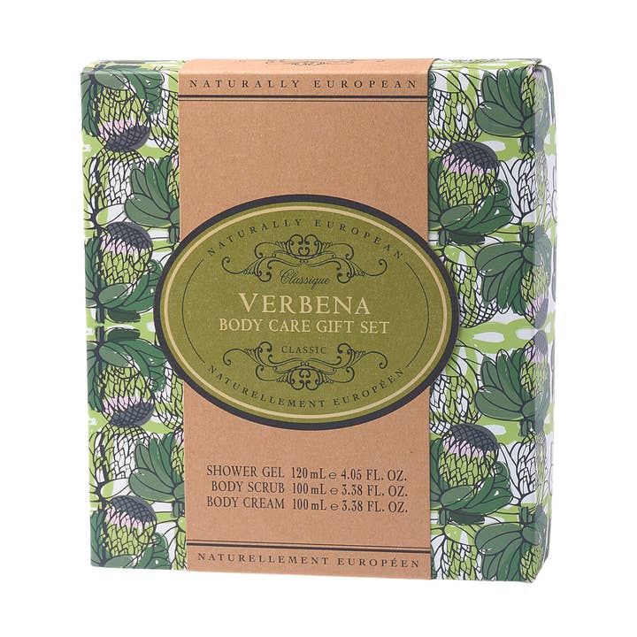 Naturally European® 3pc Body Care Gift Set - Verbena for wholesale by Upper Canada Soap