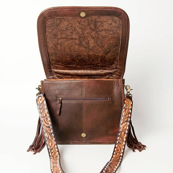 LS Western - Wholesale Crossbody Bag - Women's - LC-ADBGA207 Crossbody Genuine Western Leather Women Bag29