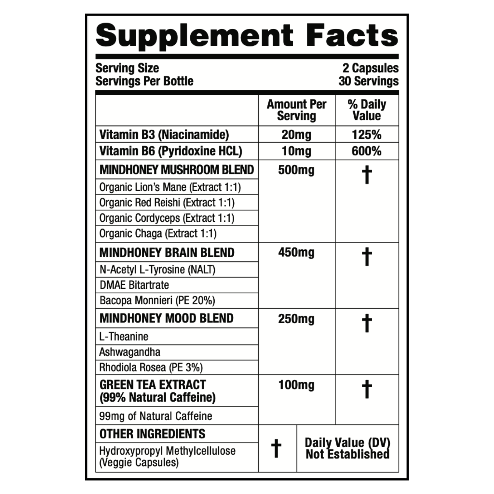 Mindhoney - Wholesale Oral Supplement/Vitamin - Dose by Mindhoney® Natural Nootropics6