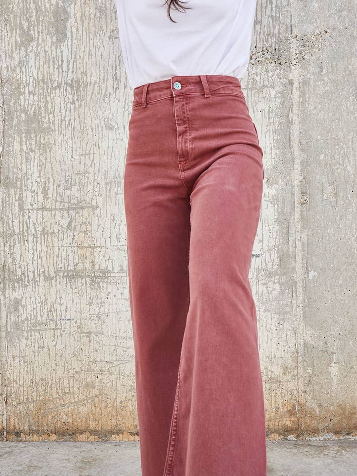 ANDESITES - Wholesale Pants - Women's - EDULIS BRICK-RED3