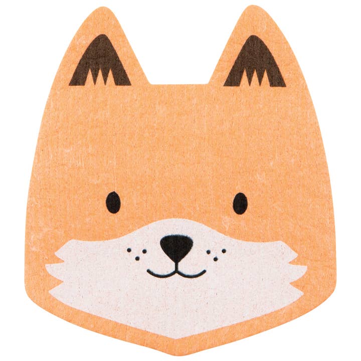Fox Shaped Swedish Dishcloth for wholesale by Ecologie