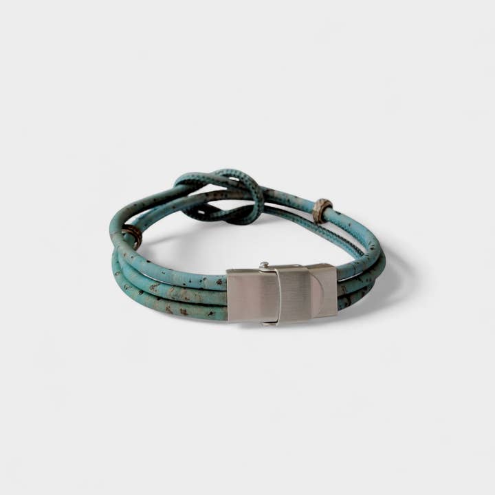 Karmyliege - Wholesale Jewelry - Men's - Yann cork men's bracelet - Vegan jewelry2