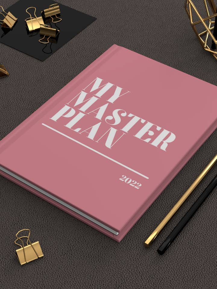 My Master Plan Hardcover Journal for wholesale by Lolita K Studio