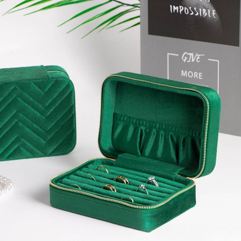 NARWEY INC - Wholesale Jewelry Box/Organizer - Velvet Jewelry Organizer,Soft Flannelette Bag,Quilted Craft1