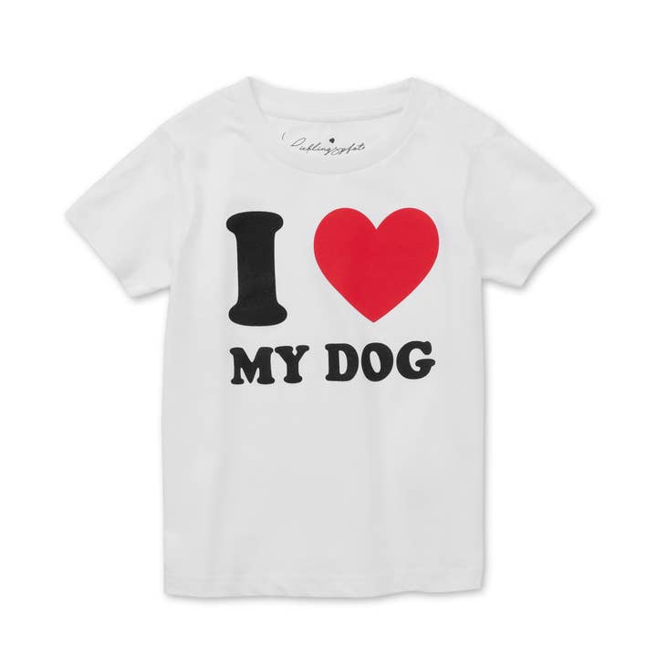 I ♡ min hund børnet-shirt for engroshandel hos Lieblingspfote
