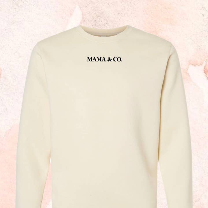 Apenas uma Mamã e o Seu ___ Fleece Elevado – Sweatshirt Personalizada para Mãe | Little Mama Shirt Shop por atacado de Little Mama Shirt Shop