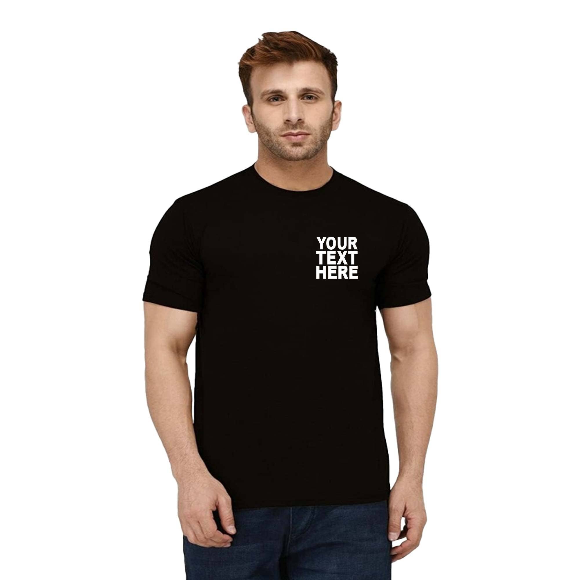 Customized Black T-Shirts 12-Pack Double-Sided Printing for wholesale on Faire5