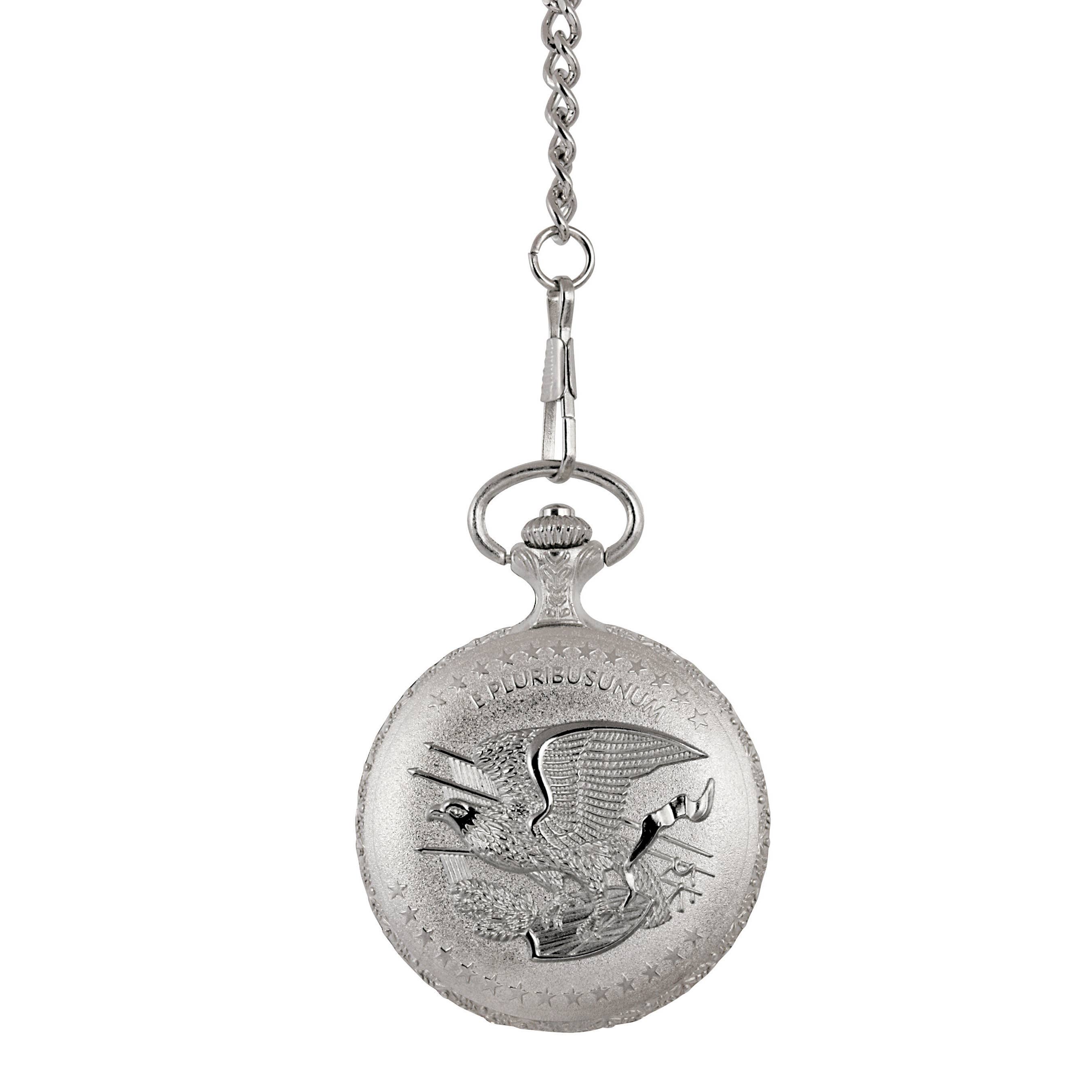 Morgan Dollar American Historic Society Pocket Watch Morgan Silver Dollar  Coin Pocket Watch Wholesale 1800's Morgan