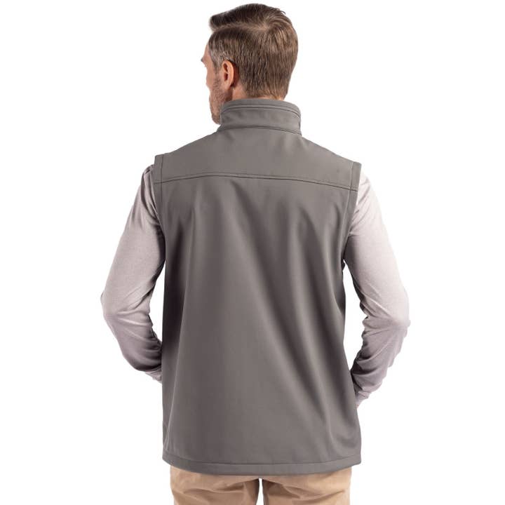 Cutter & Buck - Wholesale Outerwear Vest - Men's - Clique Telemark Eco Stretch Full Zip Mens Hooded Vest