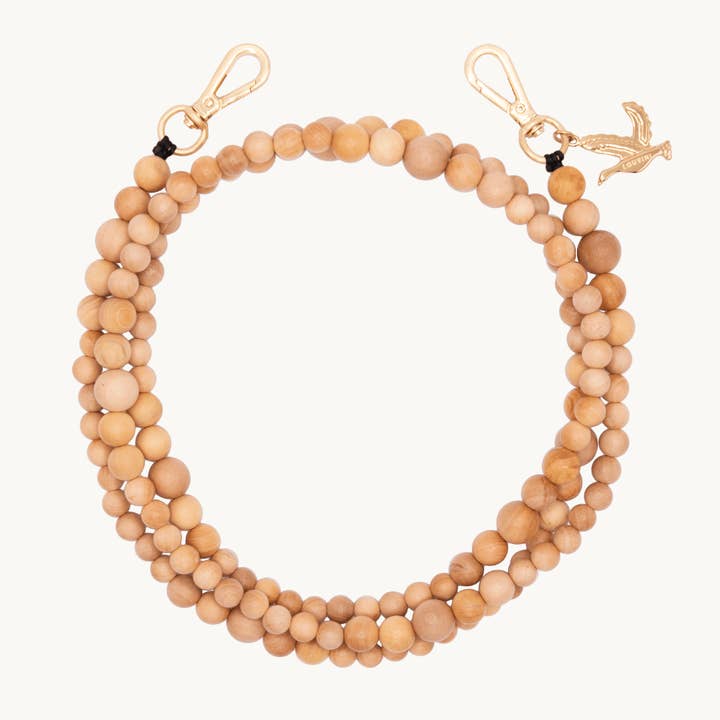 Bandoulière ARIELLE - Naturelle pour la vente par Louvini Paris