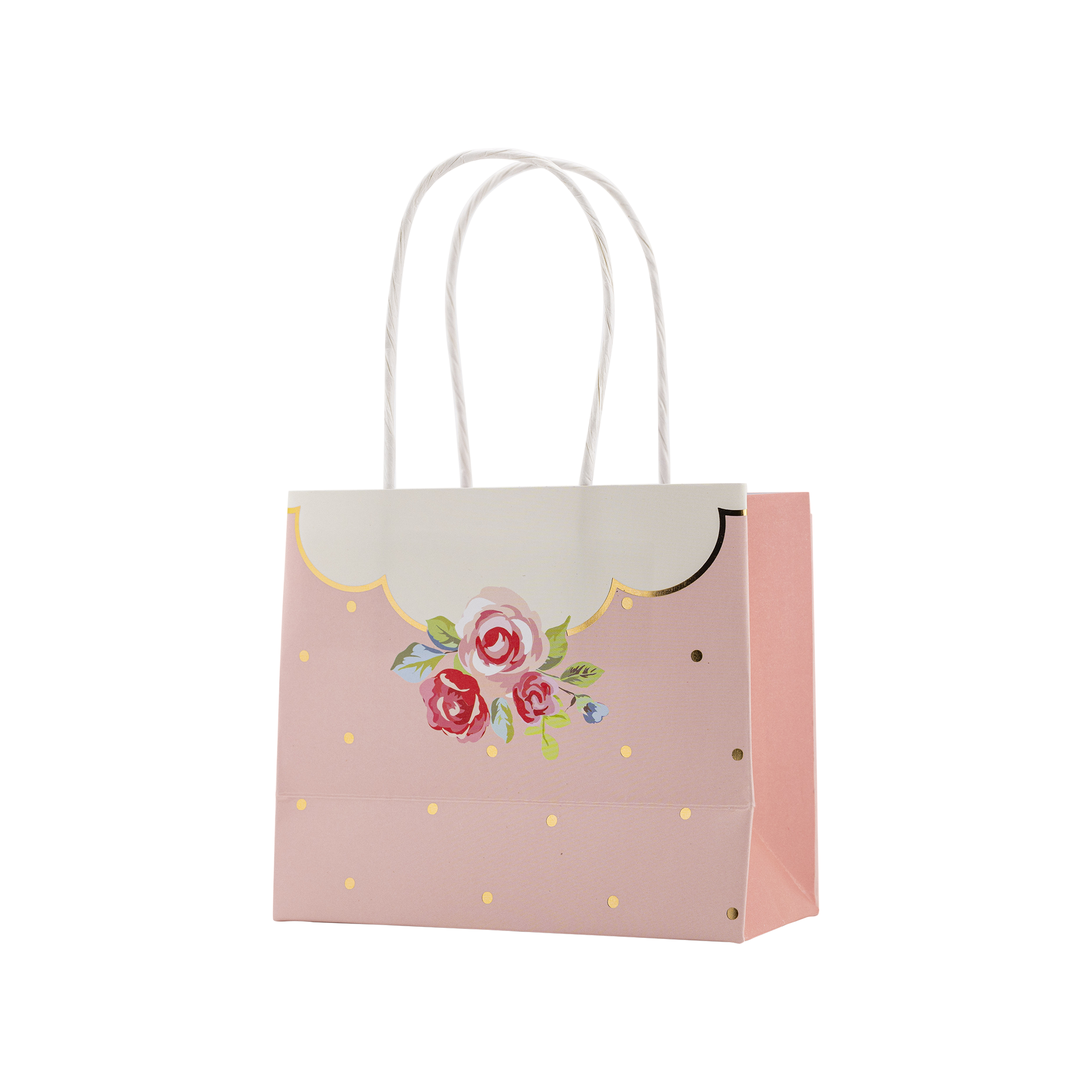 My Mind’s Eye - Wholesale Party Favor Bag/Box - PLTEA06 - Tea Party Polka Dot Treat Bags0