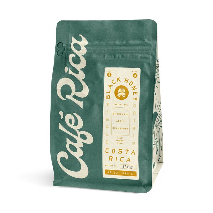 Café Rica’s Black Honey - Honey Processed Costa Rica 340g for wholesale by Cafe Rica