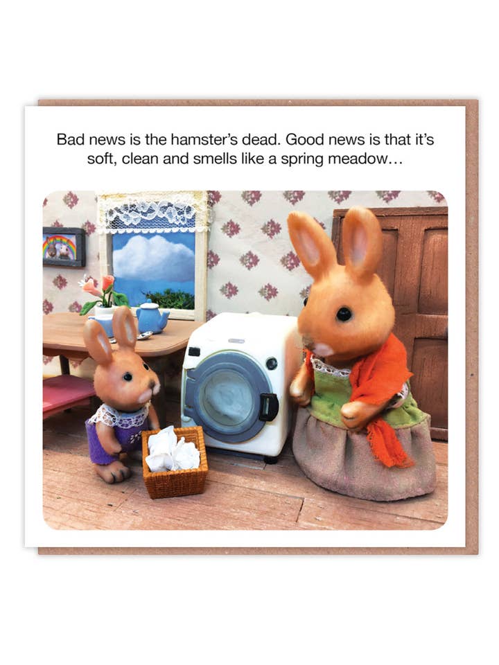 Carte de vœux amusante - Prairie printanière par Forest_Fr1ends pour la vente par Brainbox Candy