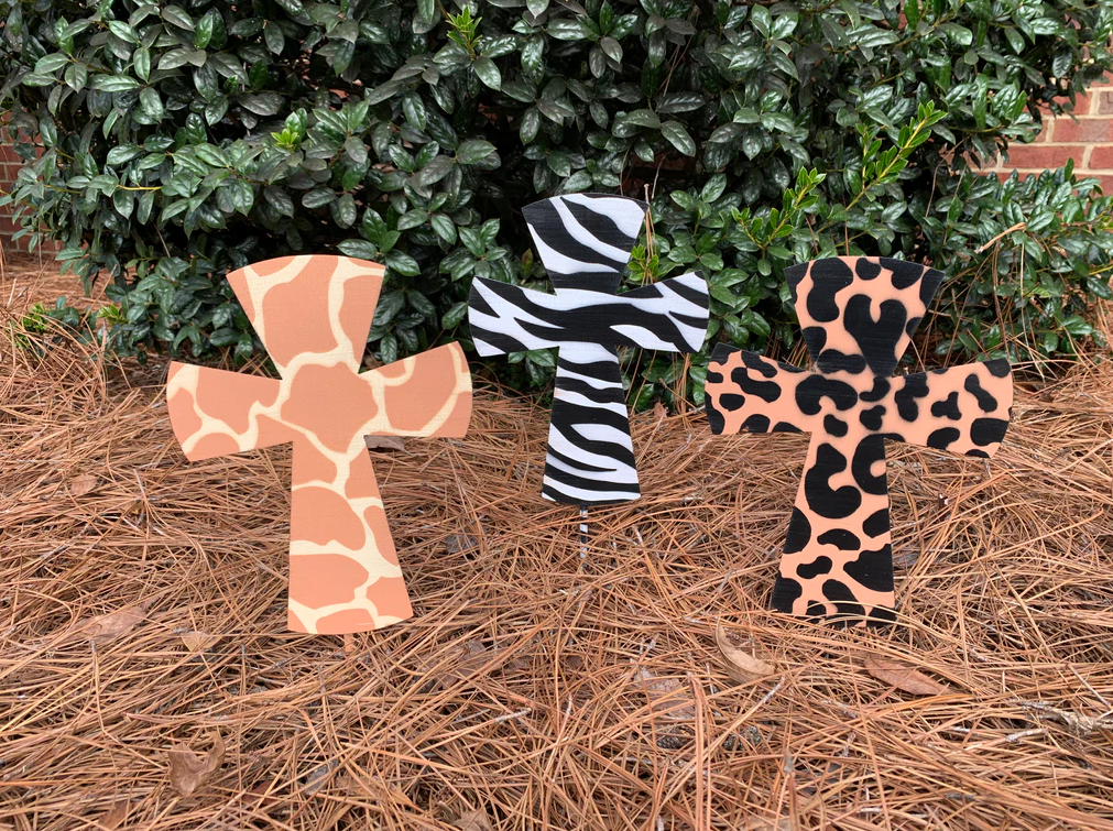 Steel Southern Designs - Wholesale Garden/Lawn Stake - 10" Cross Yard Stake3