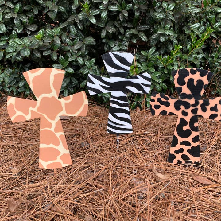 Steel Southern Designs - Wholesale Garden/Lawn Stake - 10" Cross Yard Stake3