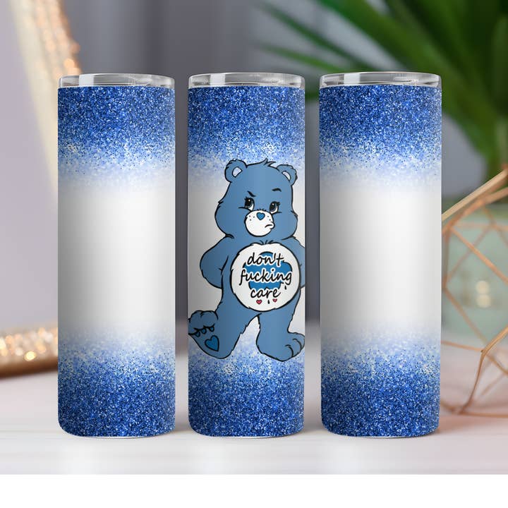 316 Legacy LLC – wholesale Isolerade dryckesvaror – Care Bear Don't Fucking Care 20 oz. Smal dryckglas0