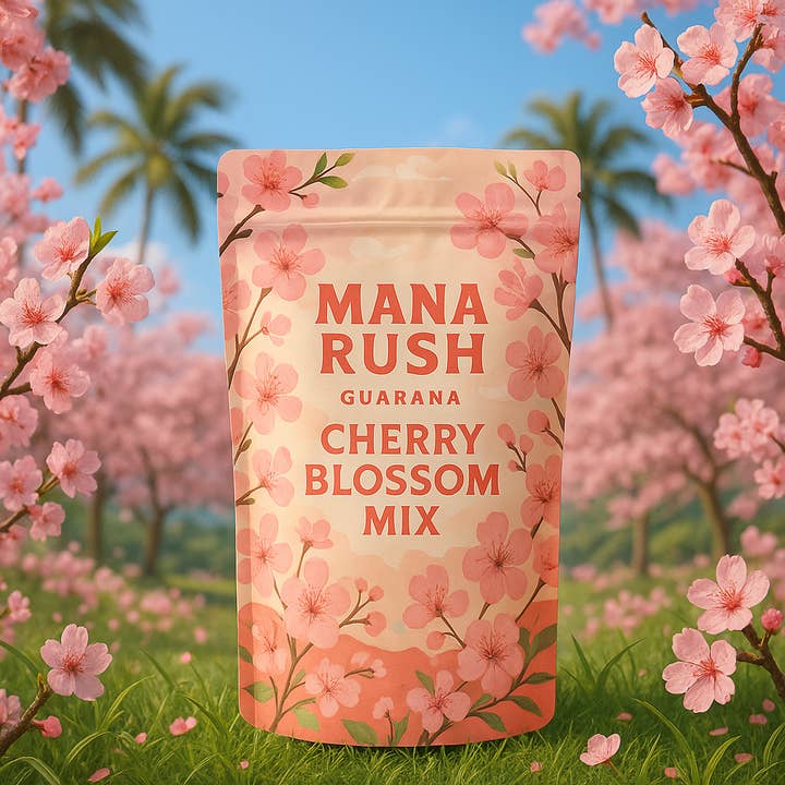 SuddenRush Guarana - Wholesale Powdered health drink - Mana Rush Guarana Cherry Blossom