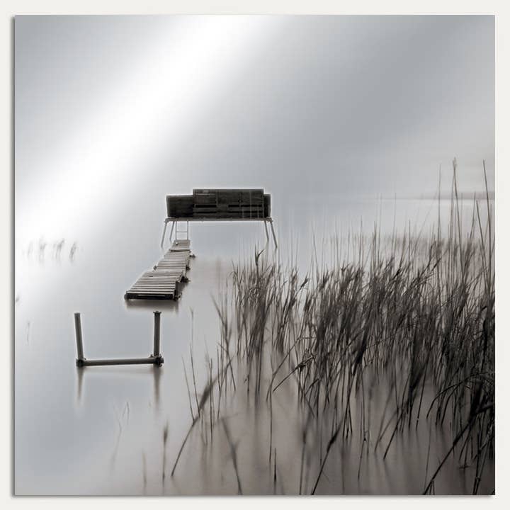 Aluminium billede - Søudsigt for engroshandel hos Queence