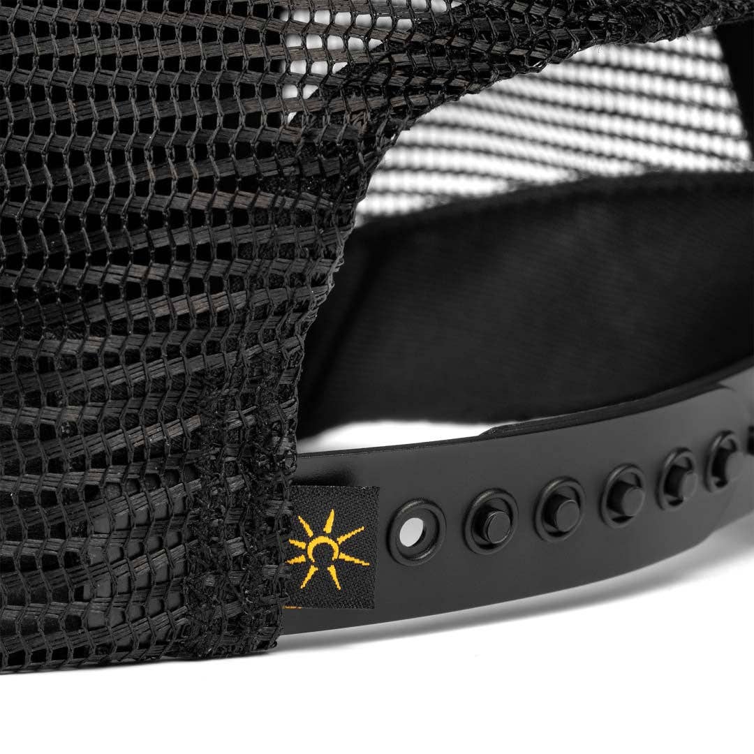 Sacred Rituel - Wholesale Trucker Hat - Unisex - SACRED RITUEL Black Mesh Baseball Cap4