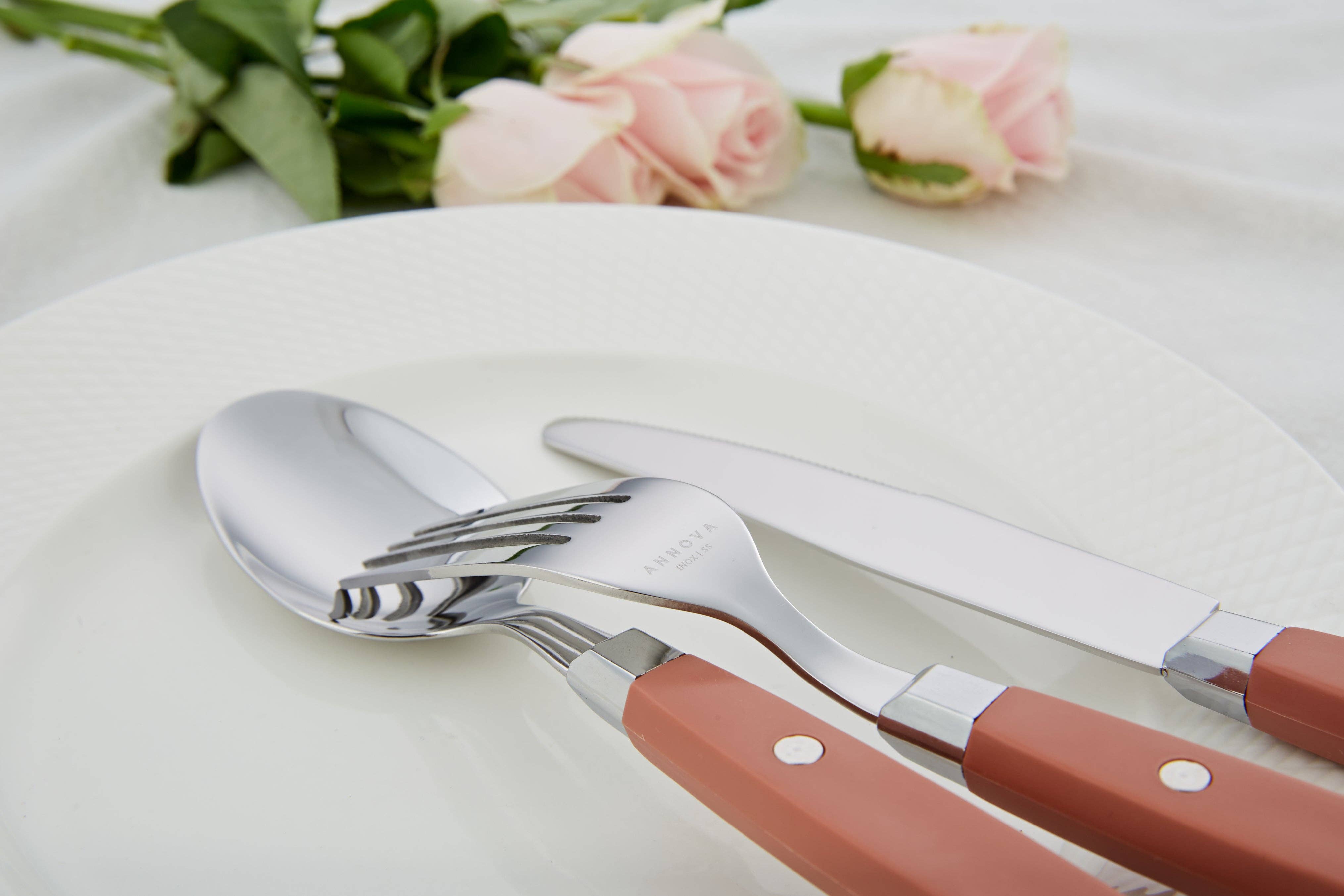 ANNOVA - Venta al por mayor Conjunto de cubiertos - Juego de Cubiertos Retro ANNOVA de 20 Piezas7