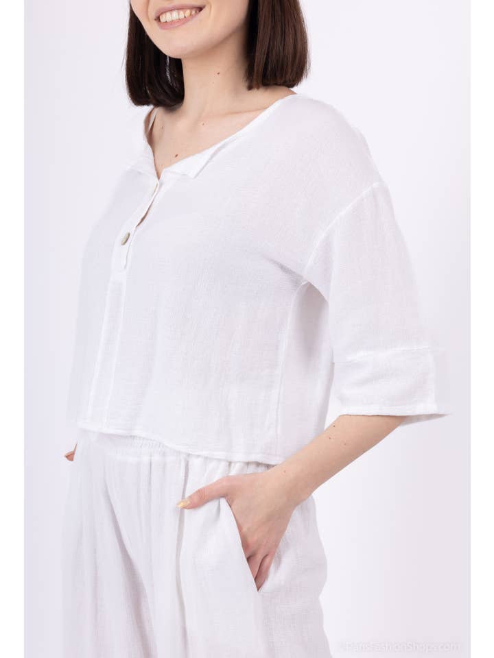 Shyloh - Wholesale Blouse - Women's - Top buttons 15781