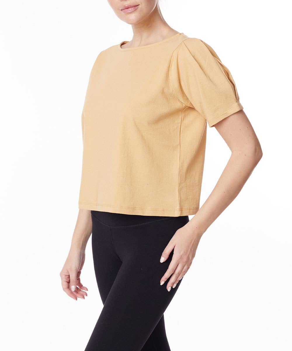 Fabina - Wholesale Blouse - Women's - Heavy Cotton Puff Sleeve Top11