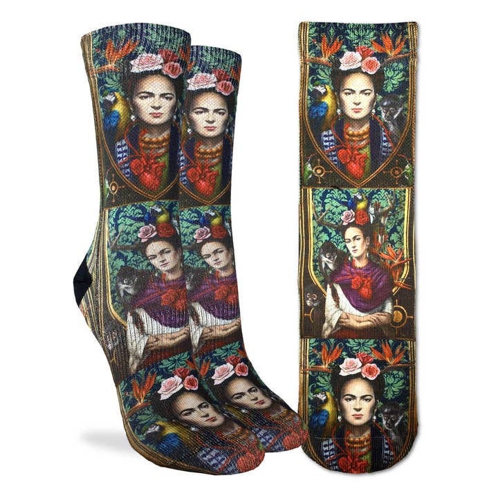 Kvinders Ode Til Frida Kahlo Strømper for engroshandel hos Good Luck Sock