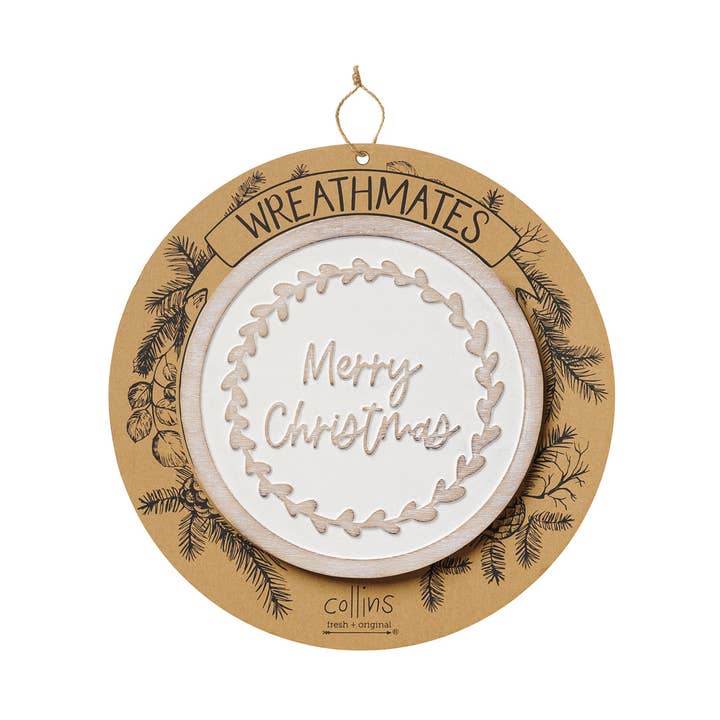 FR-3178 - Christmas Carved Wreathmate *LIMITED STOCK* for wholesale by Collins Painting & Design