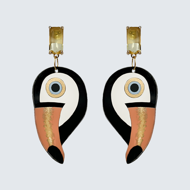 Patricia Nicolas - Venta al por mayor Pendientes colgantes - Tucán Puede0