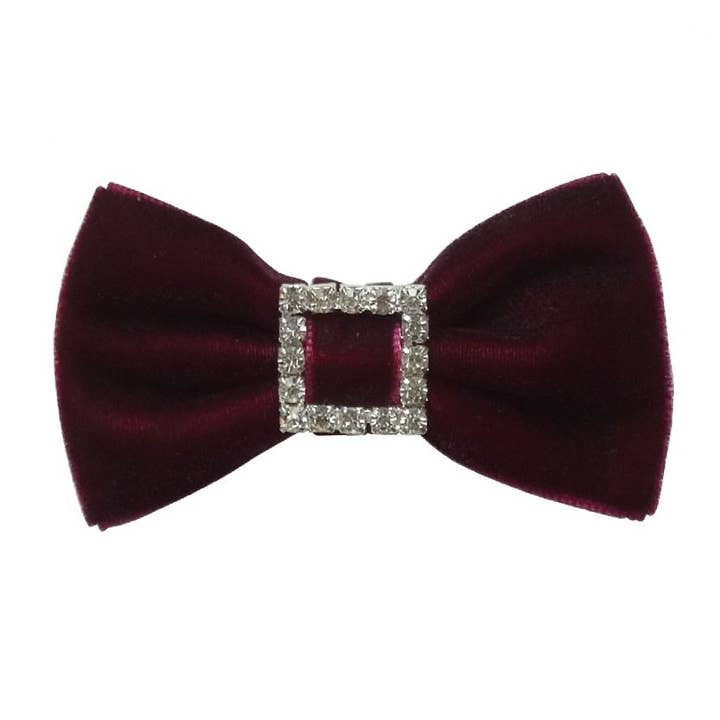 Glitter sammet båge för wholesale av JOYHAIR