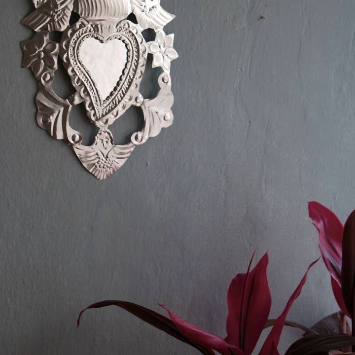 P.I.Project America - Wholesale Decorative Tassel/Wall Drop - Milagro of the Mexican sacred heart2