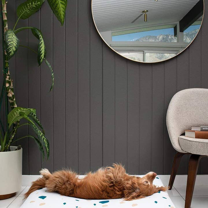 LAY LOâ„¢ Pets - Wholesale Pet Bed - Dog - LAY LO - White Terrazzo Mid-Century Modern Bed Cover
