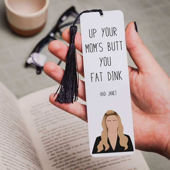 Dårlig Janet "Fed Dink" Bogmærke | Det Gode Sted for engroshandel hos Callisto Design House