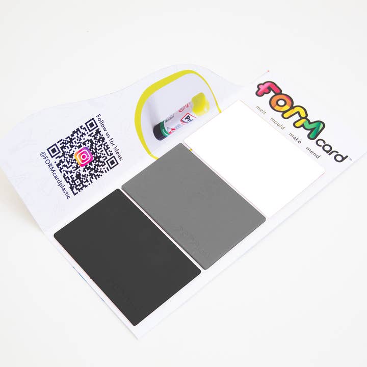 MONOCHROME meltable mouldable FORMcard for wholesale by FORMcard