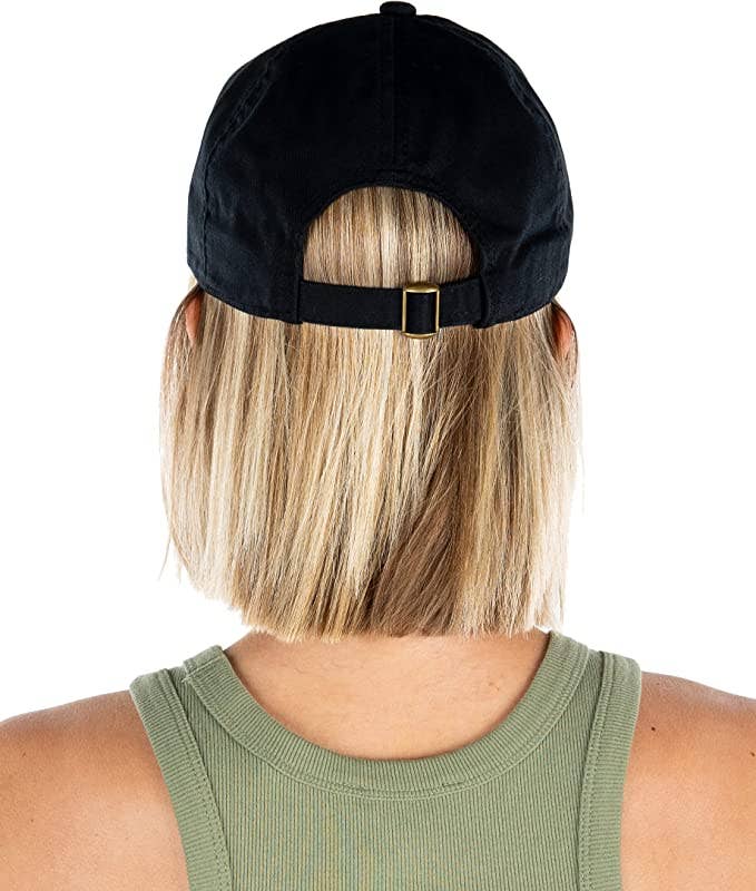 Funky Junque - Wholesale Baseball Cap - Women's - Dad Hat - Squad (JET BLACK)2