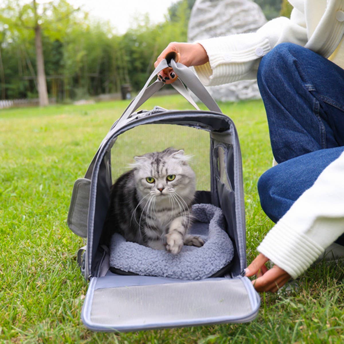 PAWPAWwholesale - Wholesale Pet Carrier - Cat/Dog - Breathable Pet Sling Bag for Travel & Outdoor_CWMM59899
