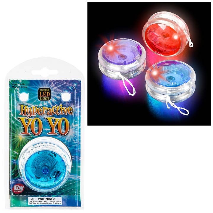 La Luna Bella - Toys - Wholesale Light-Up Toy - Kids & Baby - 2.25" LIGHT-UP HYPERACTIVE YOYO LLB Light-up Toys
